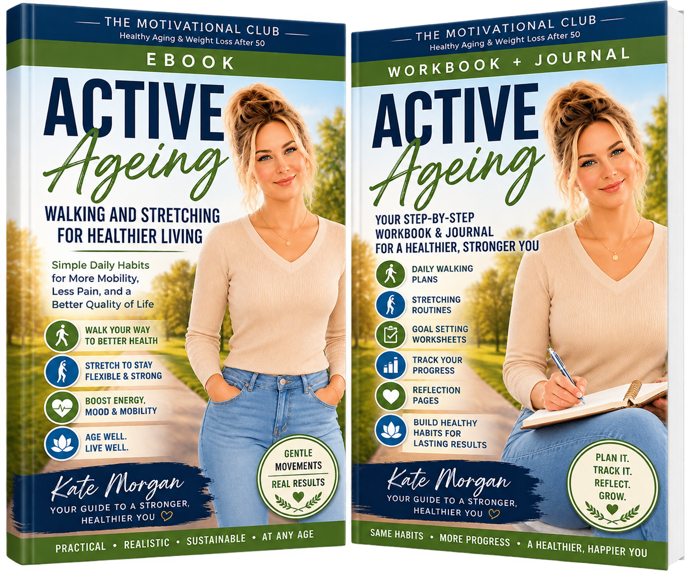 Active Ageing ebook and workbook cover