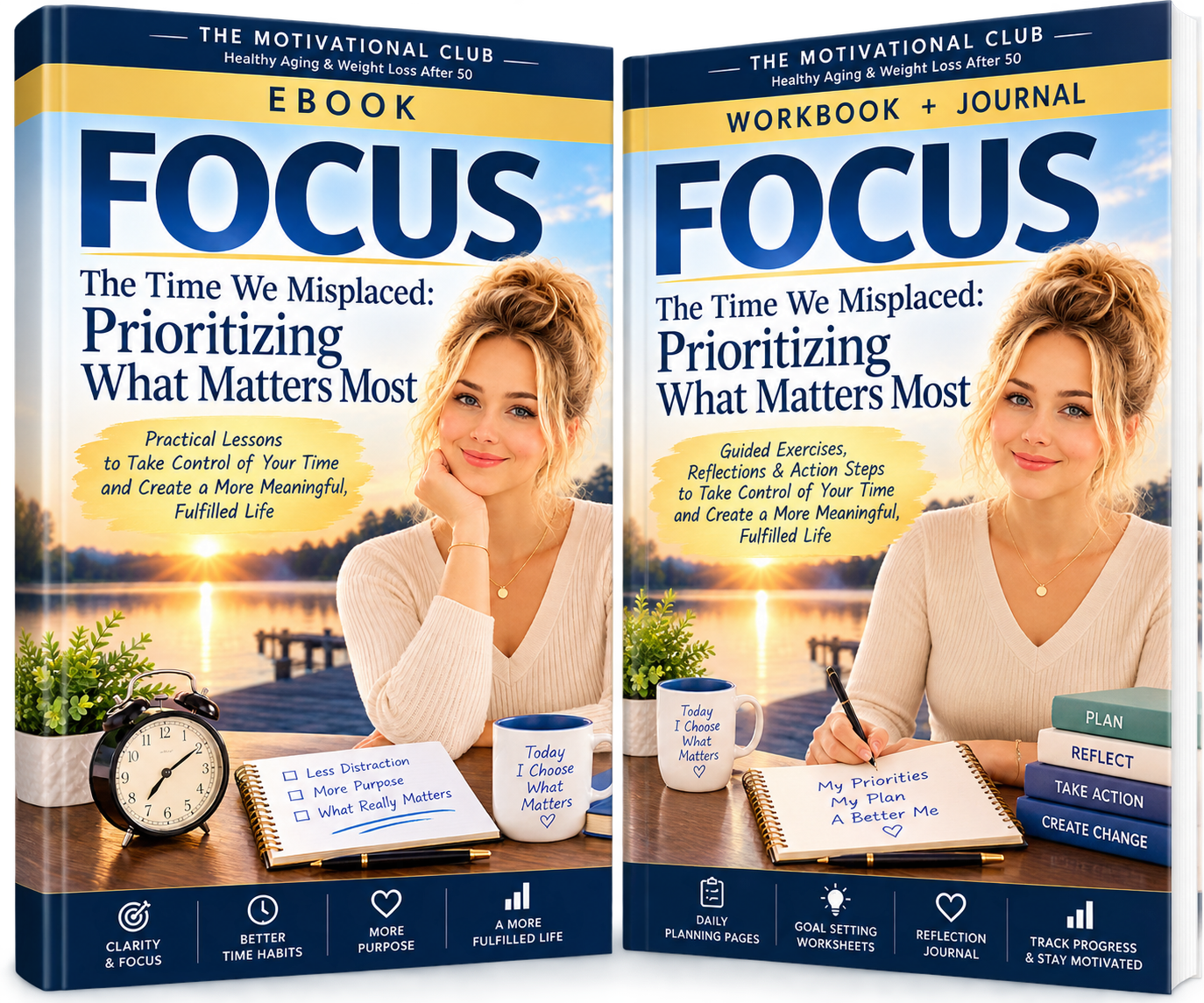 Focus: The Time We Misplaced ebook and workbook cover